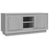 vidaXL TV-taso harmaa Sonoma 102x35x45 cm tekninen puu