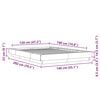 vidaXL Sängynrunko savutammi 120x190 cm tekninen puu