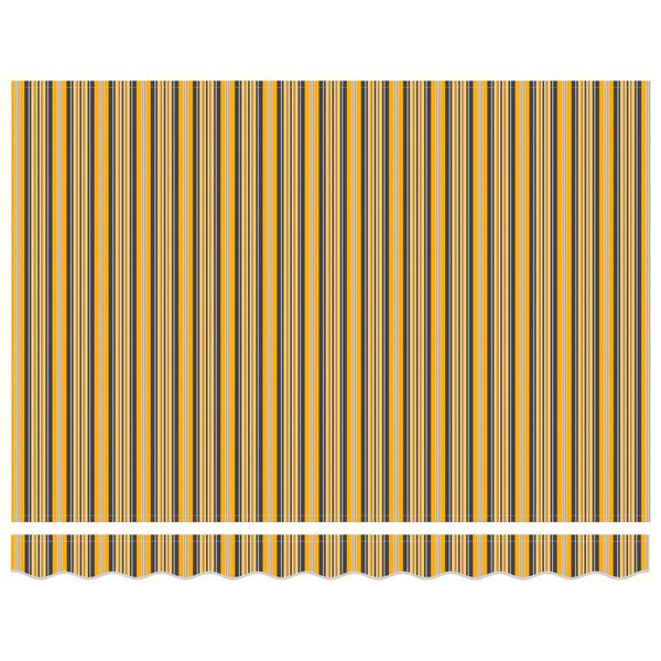 vidaXL Vetoutuva markiisi Keltainen ja Harmaa 350 x 250 cm