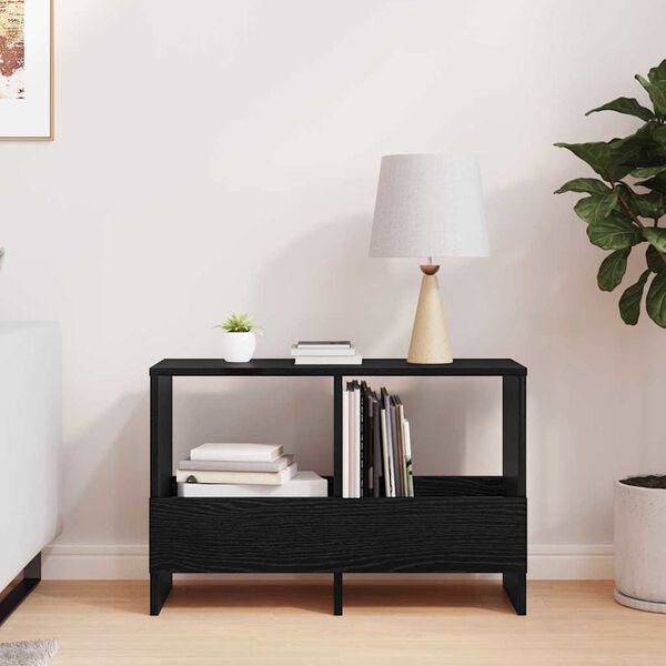 vidaXL Lehtiteline Musta tammi. 68,5 x 30 x 45 cm