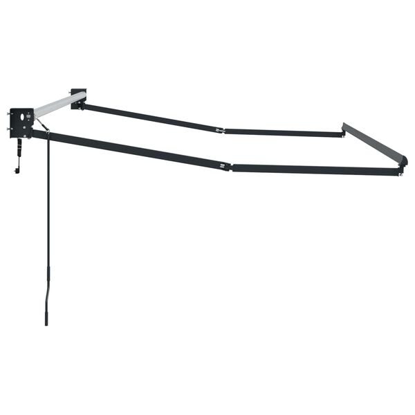 vidaXL S&auml;hk&ouml;k&auml;ytt&ouml;inen ulosvetokangasrunko Antrasiitti 3,5 x 2 m