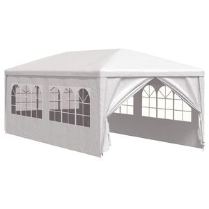 vidaXL Juhlateltta 3x6 m valkoinen