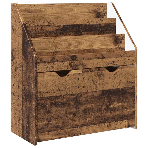 vidaXL Lasten kirjahylly Vanha puu 60 x 29,5 x 69 cm Tekninen puu