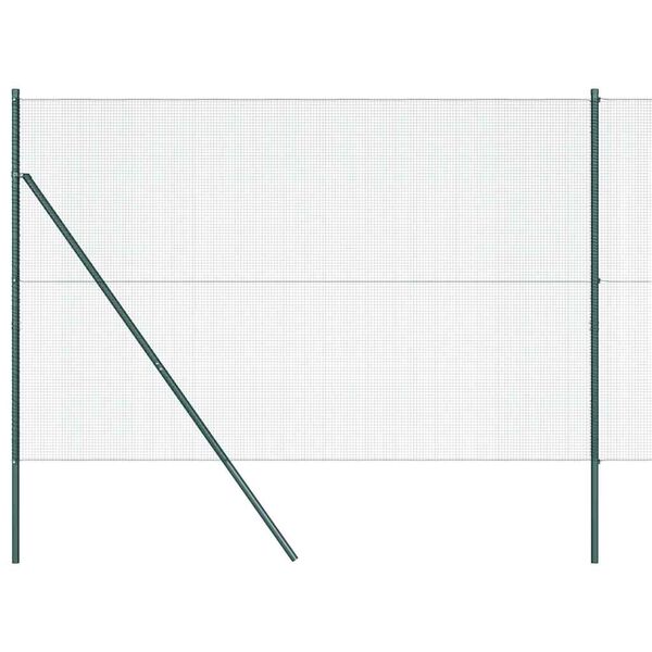 vidaXL Aitalatu Vihre&auml; 50 x 1,5 m (12 x 12 mm verkko) Ter&auml;s ja PVC