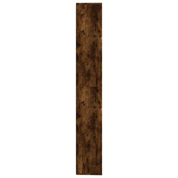 vidaXL Kirjahylly savutammi 155x24x160 cm