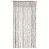 vidaXL Macrame verho harmaanruskea 140x240 cm puuvilla