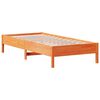 vidaXL S&auml;nky ilman patjaa vahanruskea 100x200 cm t&auml;ysi m&auml;nty
