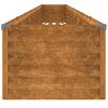 vidaXL Korotettu kukkalaatikko 770x50x36 cm Corten ter&auml;s