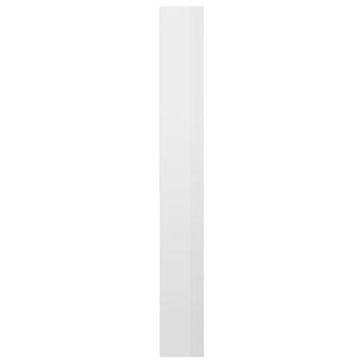vidaXL Pesukonekaappi korkeakiilto valkoinen 64x24x190 cm