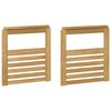 vidaXL K&auml;sinojien moduuli 2 pcs valkoinen 59 x 6 x 61 cm
