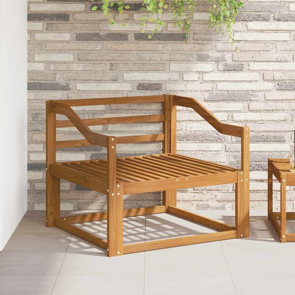 vidaXL Ulkotilan keskisohva Tihe&auml; akasiapuu Luonnollinen