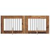 vidaXL Koiraportti jaloilla 2 pcs Vanha puu 80 x 60 cm Tekninen puu