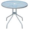 vidaXL Bistrop&ouml;yt&auml; harmaa 80x71 cm ter&auml;s