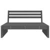 vidaXL Puutarhan keskisohva harmaa 120x80 cm täysi mänty