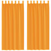 vidaXL Voileeverhot lenkeill&auml; 2 kpl oranssi 140x245 cm