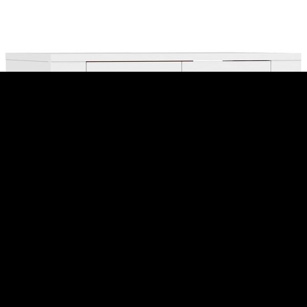 vidaXL Seinäkiinnitettävät TV-kaapit 2 kpl valkoinen 57x34,5x40 cm