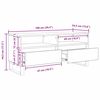 vidaXL TV-kaappi laatikon kanssa Vanha Puu 100 x 34,5 x 44,5 cm