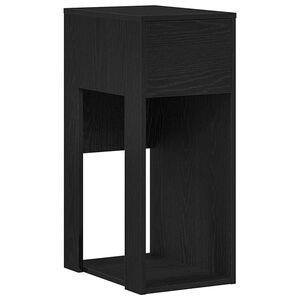 vidaXL Tietokonetorniteline laatikolla musta 30x44x74 cm