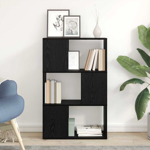 vidaXL TV-tasosetti Musta 60 x 24 x 94,5 cm Tekninen puu