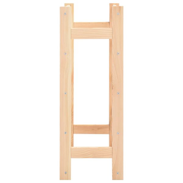 vidaXL Viinipulloteline 20 pullolle mänty