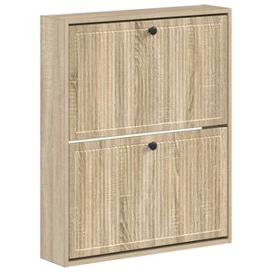 vidaXL Sein&auml;lle asennettava kenk&auml;kaappi EDE 71 x 17 x 86 cm