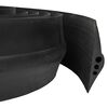 vidaXL Ty&ouml;kaluv&auml;yl&auml;n lattia-tiiviste Musta 74 x 20 mm 1 m EPDM-kumi
