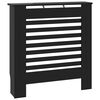 vidaXL MDF l&auml;mp&ouml;patterin suoja musta 78 cm