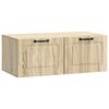 vidaXL Sein&auml;lle asennettava TV-kaappi Sonoma-tammi 78,5 x 41 x 30 cm