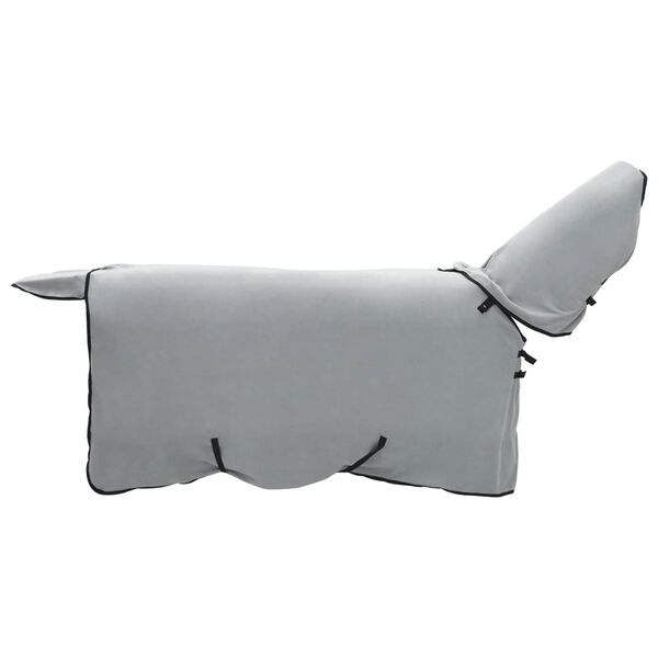 vidaXL Hevospeitto T&auml;ysi vaalea harmaa ja vaaleanpunainen Polyesteri