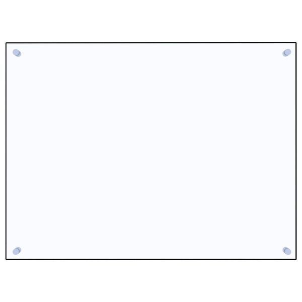 vidaXL Keittiön roiskesuoja läpinäkyvä 80x60 cm karkaistu lasi