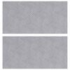 vidaXL Portaan askelma 2 kpl 50 x 25 cm Hopea Alumiini Suorakaide
