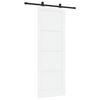 vidaXL Liukuovi ORKDAL valkoinen 83 x 232 cm T&auml;ysi m&auml;nty