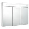 vidaXL LED kylpyhuoneen peilikaappi 88x13x62 cm