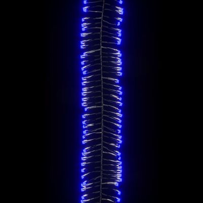 vidaXL Cluster LED-valonauha 2000 LED-valoa sininen 17 m PVC