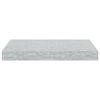 vidaXL Kelluvat sein&auml;hyllyt 2 kpl betoninharmaa 40x23x3,8 cm MDF