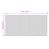 vidaXL Matto suorakaide ruskea 100x200 cm bambu