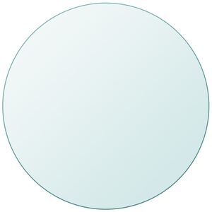 vidaXL P&ouml;yt&auml;levy Karkaistu Lasi Py&ouml;re&auml; 600 mm
