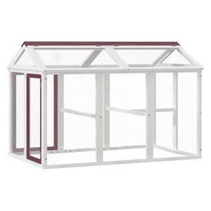 vidaXL Juoksuh&auml;kki mokka 141x94x104 cm t&auml;ysi m&auml;nty