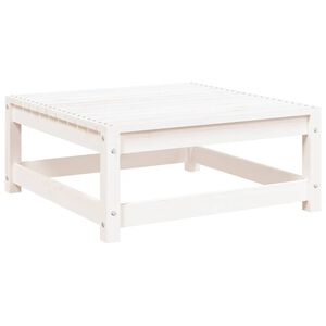 vidaXL Puutarharahi valkoinen 70x70x30 cm t&auml;ysi m&auml;nty