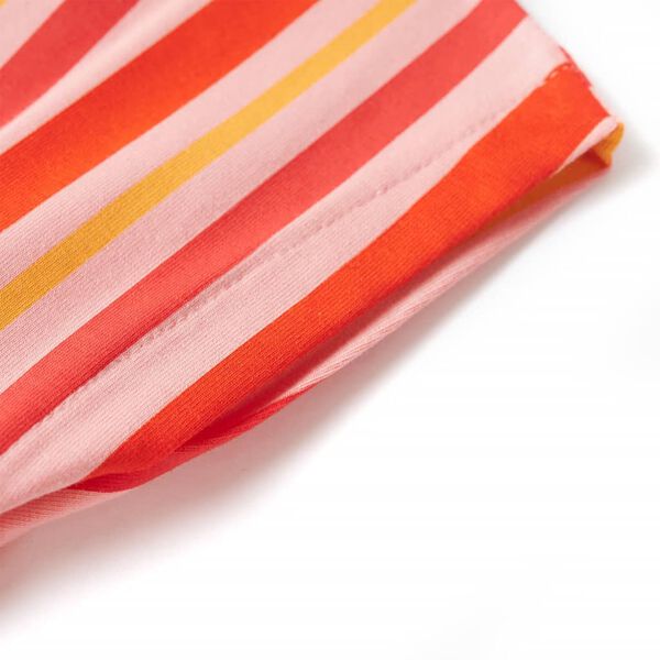 Lasten mekko kiristysnyörillä pinkki ja punainen 92