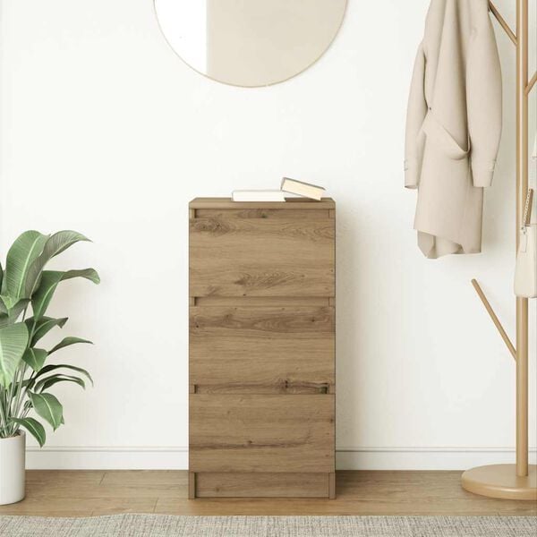 vidaXL Senkki artesaani tammi 37,5x35x76 cm tekninen puu