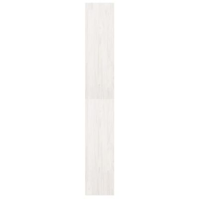 vidaXL Kirjahylly/tilanjakaja valkoinen 40x30x199 cm täysi mänty