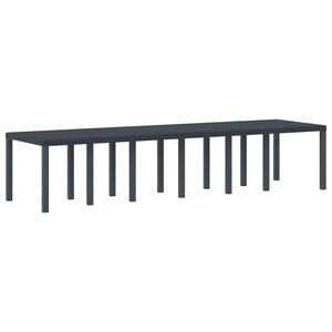 vidaXL Puutarhap&ouml;yt&auml; Antrasiitti 350 x 100 x 74 cm polyrottinki