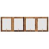 vidaXL Koiraportti jaloilla 4 pcs Vanha puu 80 x 100 cm Tekninen puu