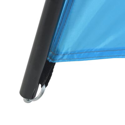 vidaXL Uima-altaan teltta kangas 500x433x250 cm sininen