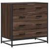 vidaXL Laatikosto ruskea tammi 70x41x70 cm tekninen puu