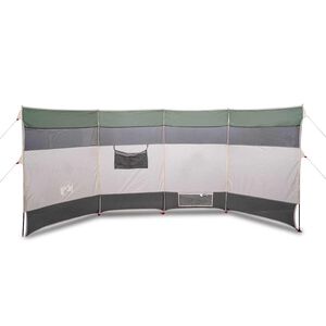 vidaXL Tuulensuoja retkeilyyn vihre&auml; 366x152x152 cm vedenpit&auml;v&auml;