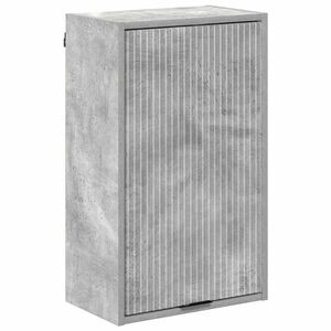 vidaXL Kylpyhuonekaappi ovella Betoni Harmaa 39 x 23,5 x 65 cm