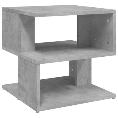vidaXL Sivupöytä betoninharmaa 40x40x40 cm lastulevy