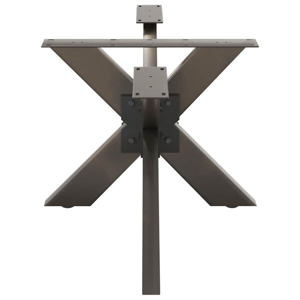 vidaXL Sohvap&ouml;yd&auml;n jalka h&auml;m&auml;h&auml;kinmuotoinen musta 98x58x(42-43) cm ter&auml;s